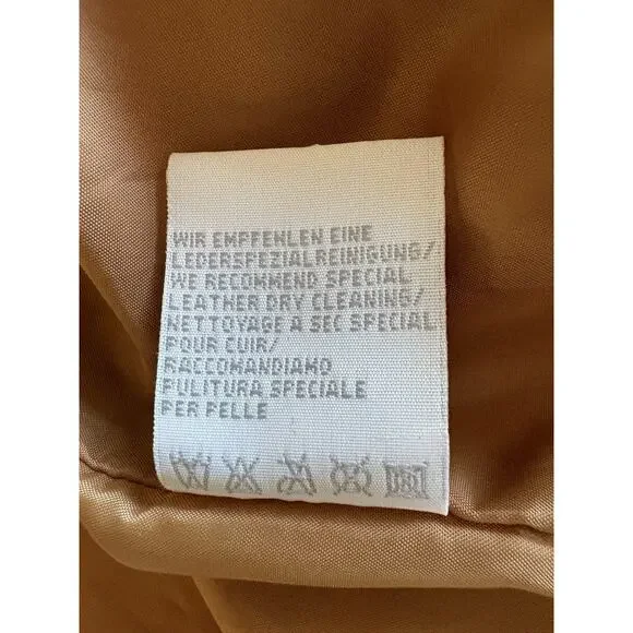 VTG TCM Genuine Suede Knee‑Length Coat Women’s Medium, 90s Caroline Bessette - Picture 9 of 9